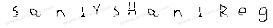 SandysHand Regular字体转换